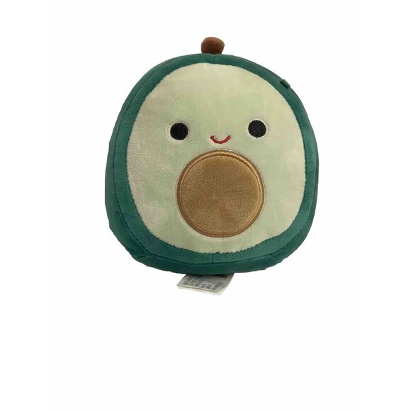 Squishmallows Austin the Avocado Food Squad Green Fuzzy Belly 5" Plush Toys 2020 - Picture 1 of 8